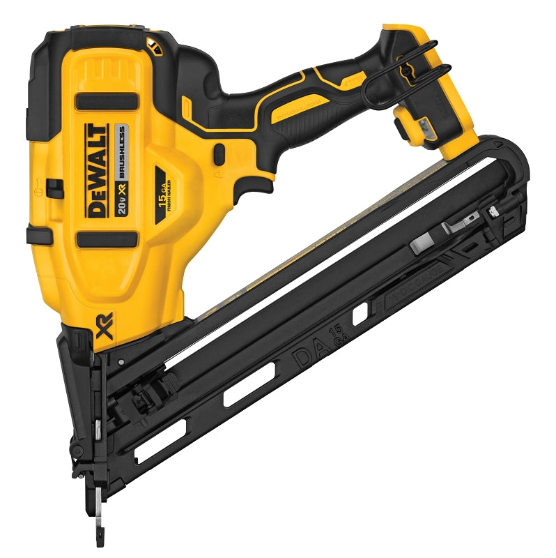 DEWALT DEWALT DCN650B Nailer, Tool Only, 20 V, 110 Magazine, 34 deg Collation, 15 ga Nail, Nail Fastener