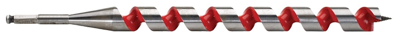 MILWAUKEE Milwaukee 48-13-6250 Ship Auger Bit, 1-1/4 in Dia, 18 in OAL, Spiral Flute, 7/16 in Dia Shank, Hex Shank