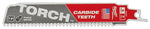 MILWAUKEE Milwaukee 48-00-5201 Reciprocating Saw Blade, 3/4 in W, 6 in L, 7 TPI, Carbide Cutting Edge TOOLS MILWAUKEE