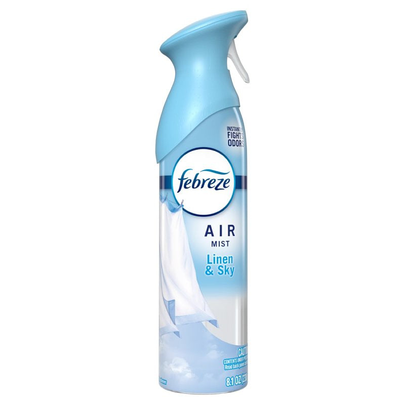 FEBREZE febreze 96256 Air Freshener, 8.1 oz Aerosol Can, Linen and Sky CLEANING & JANITORIAL SUPPLIES FEBREZE