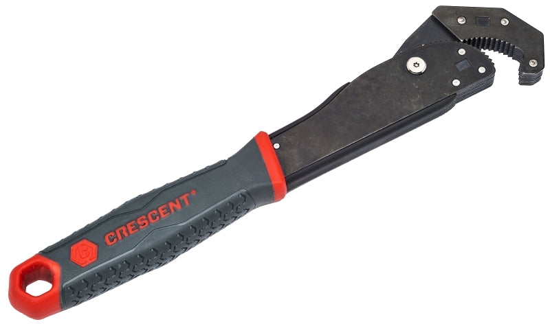 CRESCENT Crescent CPW12 Pipe Wrench, 1-1/2 in Jaw, 12 in L, Steel, Black-Oxide, Ergonomic Handle TOOLS CRESCENT