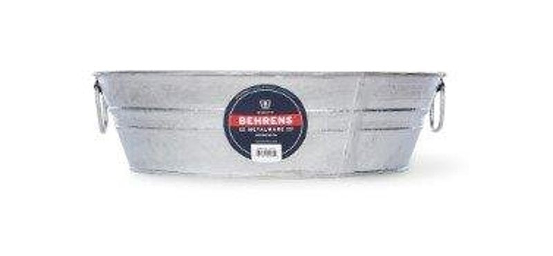 BEHRENS MANUFACTURING Behrens 105LFT Low Flat Tub, 3 gal Capacity, Steel