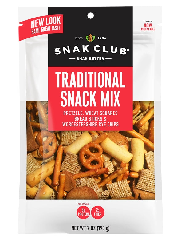 SNAK CLUB Snak Club CSU29469 Traditional Snack Mix, 6.75 oz HOUSEWARES SNAK CLUB