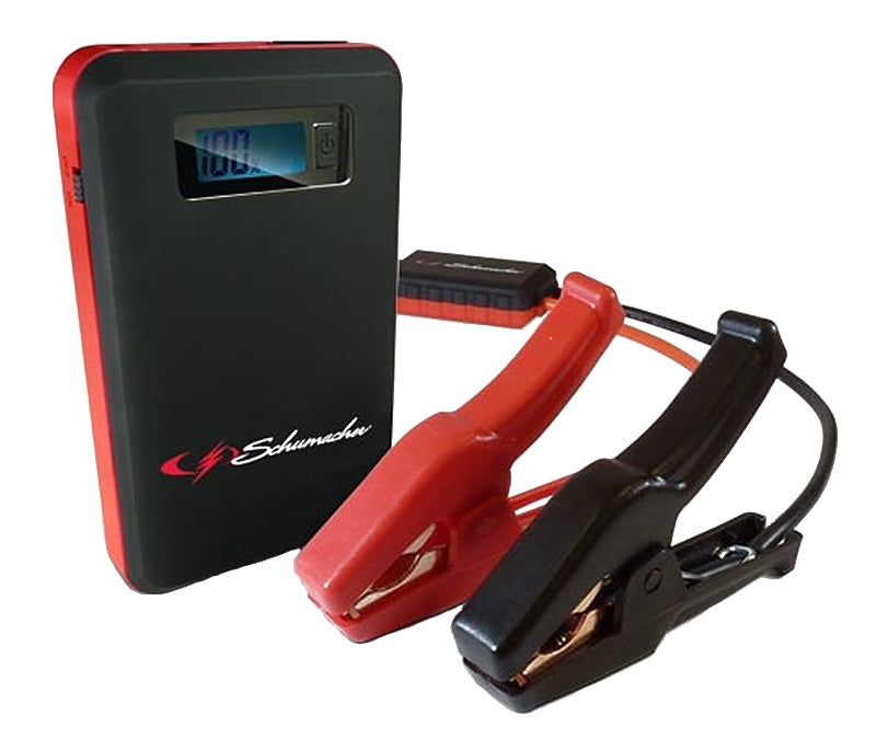 SCHUMACHER Schumacher SL1314 Jump Starter/Power Pack, 12 VDC, 600 A, Lithium-Ion Battery