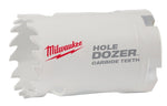 MILWAUKEE Milwaukee 49-56-0712 Hole Saw, 1-3/8 in Dia, 1.62 in D Cutting, 4 TPI, Carbide Cutting Edge TOOLS MILWAUKEE