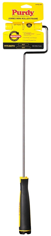 PURDY Purdy Revolution 14A770024 Roller Frame, 22 in L Roller, Rubber Handle, Ergonomic Handle PAINT PURDY