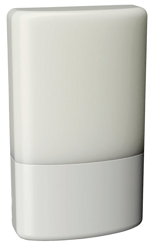 WESTEK AmerTac NL-MDSN Madison Shade Night Light, 120 V, 0.3 W, LED Lamp, Warm White, 1 Lumens, 3000 K Color Temp, White