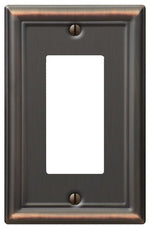 AMERELLE AmerTac 149RDB Switch Wallplate, 1 -Gang, Steel, Aged Bronze ELECTRICAL AMERELLE