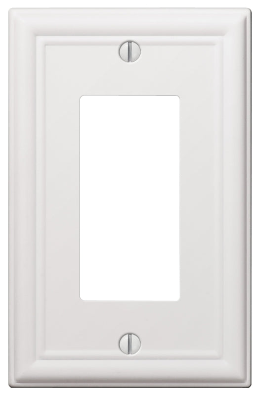AMERELLE Amerelle 149RW Wallplate, 4-7/8 in L, 3-1/8 in W, 1-Gang, Steel