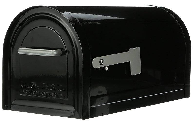 SOLAR GROUP Gibraltar Mailboxes MB981B01 Mailbox, 1450 cu-in Capacity, Steel, Galvanized, 10.8 in W, 22.3 in D, 11 in H, Black