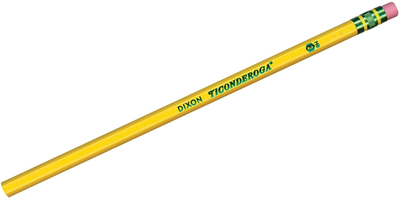 DIXON TICONDEROGA Ticonderoga 13882 Pencil, Soft Lead, Wood Barrel