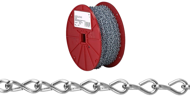 BARON Baron 7273 Sash Chain, #35, 100 ft L, Steel, Zinc