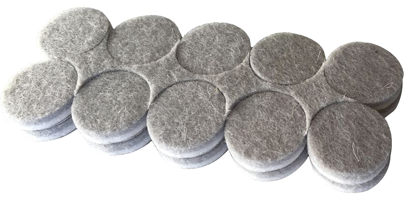 SHEPHERD Shepherd Hardware 6705 Protective Pad, Felt, Beige, 3/4 in Dia, Round