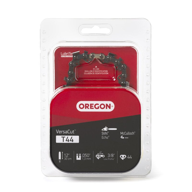 OREGON Oregon VersaCut T44 Chainsaw Chain, 12 in L Bar, 0.05 Gauge, 3/8 in TPI/Pitch, 44-Link