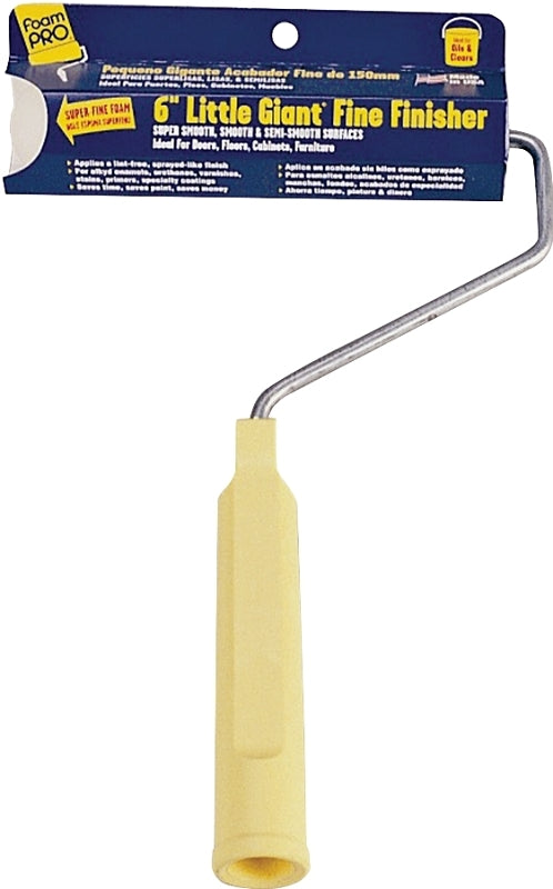 FOAMPRO Foampro 175 Mini Roller, 12 in L Handle, Foam Cover, 6 in L Roller PAINT FOAMPRO