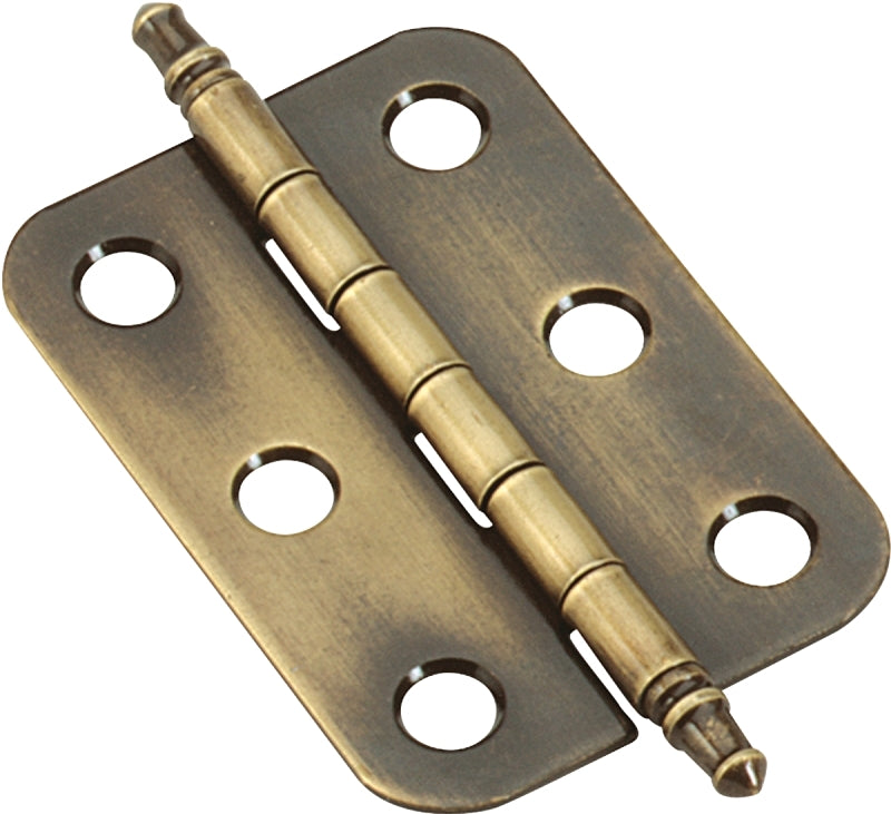 AMEROCK Amerock BPR2355AE Minaret Tip Hinge, Steel, Antique Brass, Flush Mounting HARDWARE & FARM SUPPLIES AMEROCK
