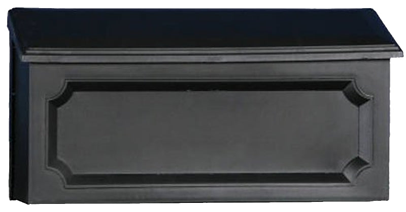 SOLAR GROUP Gibraltar Mailboxes Windsor Series WMH00B04 Mailbox, 288.6 cu-in, Polypropylene, Black, 15-1/2 in W, 4.7 in D, 7.9 in H HARDWARE & FARM SUPPLIES SOLAR GROUP