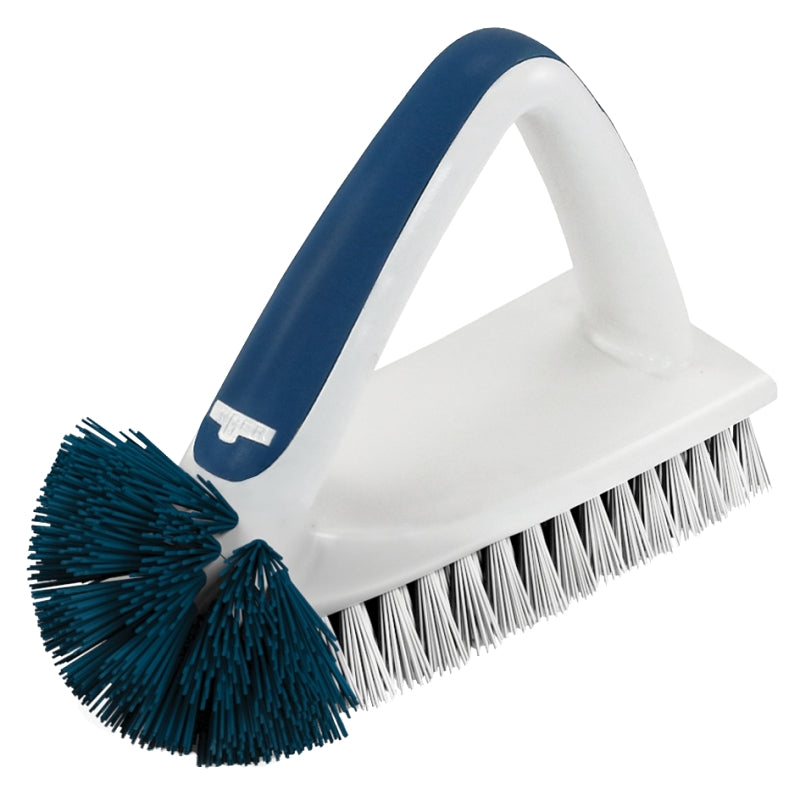 UNGER Unger 979730 Bath and Tile Brush, Blue Bristle CLEANING & JANITORIAL SUPPLIES UNGER