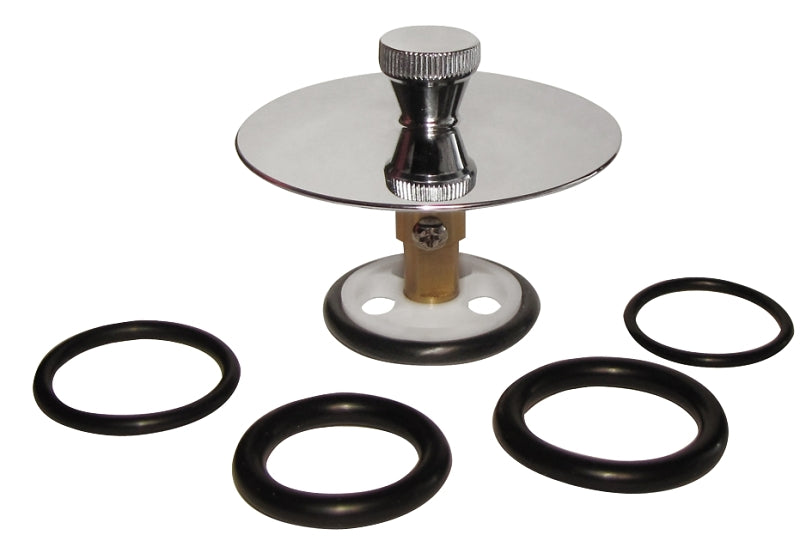 KEENEY Keeney K826-36PC Universal Drain Stopper, Plastic, Polished Chrome PLUMBING, HEATING & VENTILATION KEENEY