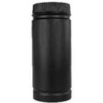 SELKIRK Selkirk DSP8AL-1 Stove Pipe, 8 in ID x 8-1/2 in OD Dia, 12 to 18 in L, Aluminized Steel/Stainless Steel, Black