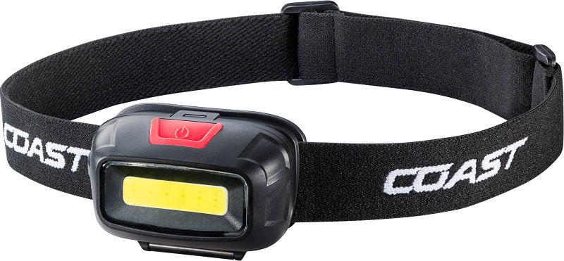 COAST Coast FL13 Headlight, AAA Battery, LED Lamp, 250 Lumens, 68 ft Beam Distance, 13 hr Run Time, Black