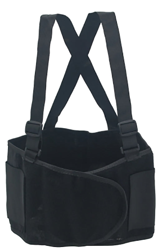 BUCKET BOSS Bucket Boss 56001 Back Support Belt, XL, 46 to 56 in Waist, Elastic/Mesh, Black