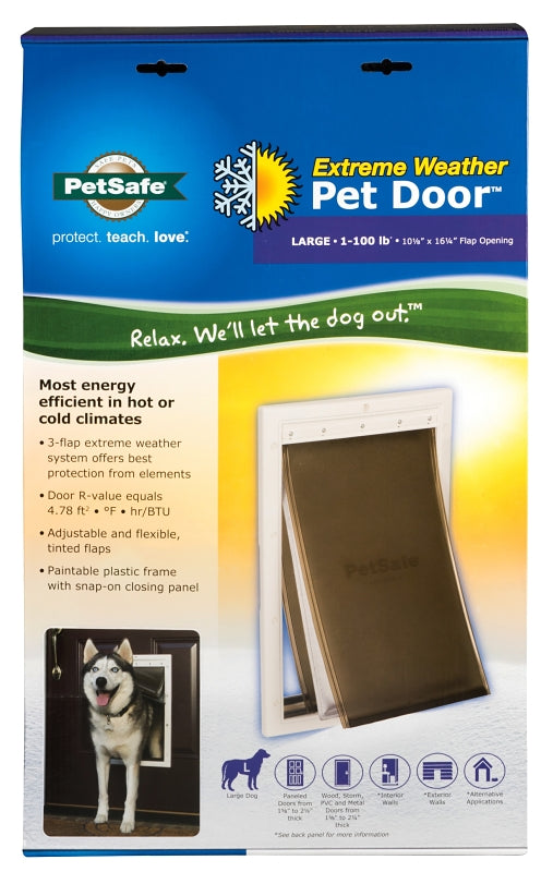 RADIO SYSTEMS PetSafe PPA00-10986 Pet Door, White