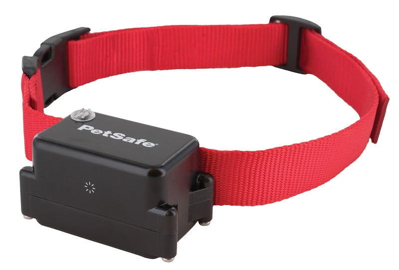RADIO SYSTEMS PetSafe Stubborn Dog In-Ground Fence PRF-275-19 Receiver Collar, Nylon/Plastic, Red