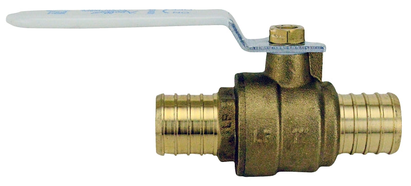 APOLLO Apollo APXV11 Ball Valve, 1 in Connection, Barb, 200 psi Pressure, Brass Body
