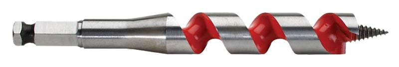 MILWAUKEE Milwaukee 48-13-0753 Ship Auger Bit, 3/4 in Dia, 6 in OAL, Wide Flute, 7/16 in Dia Shank, Hex Shank
