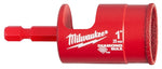 MILWAUKEE Milwaukee Diamond Plus 49-56-0517 Hole Saw, 1 in Dia, 1 in D Cutting, Diamond Grit Cutting Edge TOOLS MILWAUKEE
