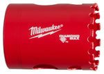 MILWAUKEE Milwaukee Diamond Plus 49-56-5630 Hole Saw, 1-1/2 in Dia, 1-1/2 in D Cutting, 5/8-18 Arbor, 4 TPI TOOLS MILWAUKEE