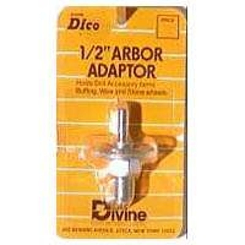 DICO PRODUCTS Dico 535-ARBOR Arbor Adapter, Silver, For: Mounting Buffing Wheels AUTOMOTIVE DICO PRODUCTS