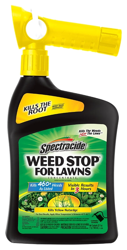SPECTRACIDE Spectracide Weed Stop HG-96541 Weed Stop Concentrate, Liquid, QuickFlip Sprayer Application, 32 fl-oz Package LAWN & GARDEN SPECTRACIDE