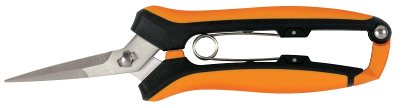 FISKARS Fiskars 399250-1001 Pruning Snip, Stainless Steel Blade, Precision Ground Blade, Plastic Handle, Soft-Grip Handle