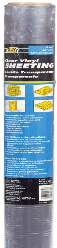 M-D M-D 04762 Weatherstrip Sheeting, 25 ft L, 36 in W, 4 mil Thick, Clear HARDWARE & FARM SUPPLIES M-D