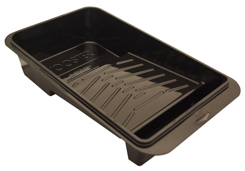 WOOSTER BRUSH Wooster BR403-6 1/2 Roller Tray, 6-1/2 in L, 1 qt, Pet, Black