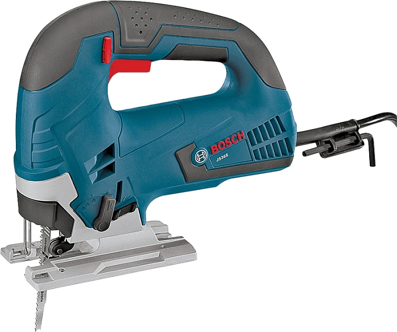 BOSCH Bosch JS365 Jig Saw, 6.5 A, 0.87 in Aluminum, 0.37 in Mild Steel, 3.5 in Soft Wood Cutting Capacity, 1 in L Stroke