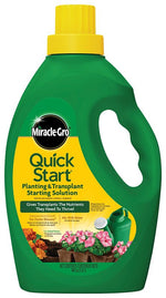 MIRACLE-GRO Miracle-Gro Quick Start 1005562 Planting and Transplant Starting Solution, 40 oz Can, Liquid, 4-12-4 N-P-K Ratio