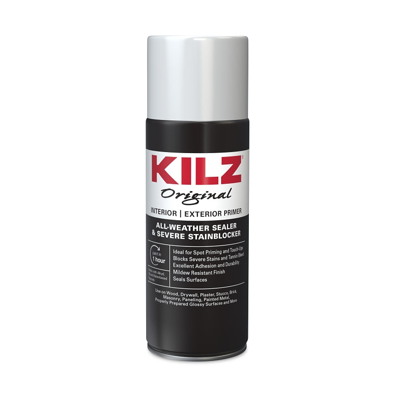 KILZ Kilz 10848 Primer, 300 to 400 sq-ft/gal Coverage Area, White, 13 oz PAINT KILZ