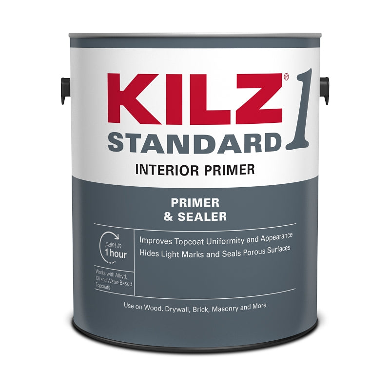 KILZ Kilz L201111 Interior Standard Primer, Matte, White, 1 gal PAINT KILZ