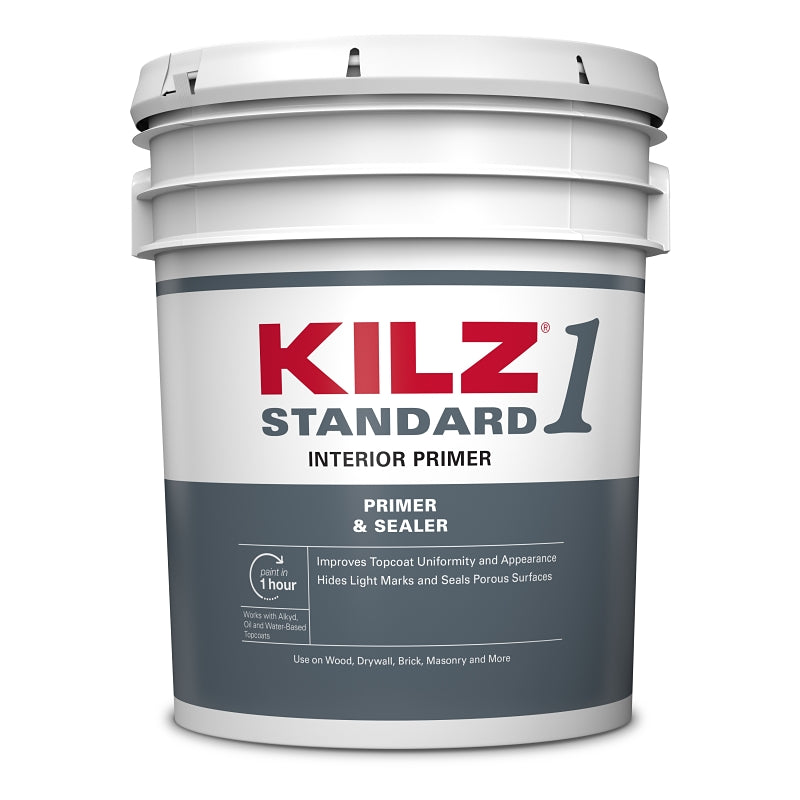 KILZ Kilz L201105 Interior Primer, Water Base, Flat, White