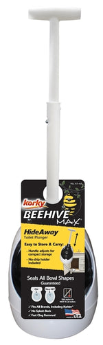 KORKY Korky BEEHIVE Max 97-4A Hideaway Toilet Plunger with Holder, 6 in Cup, T-Handle Handle PLUMBING, HEATING & VENTILATION KORKY