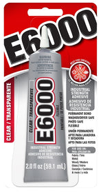 E6000 E6000 237032 Craft Adhesive, 2 oz, Tube, Clear PAINT E6000