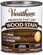 VARATHANE Varathane 333661 Premium Stain, True Brown, Liquid, 1 qt PAINT VARATHANE