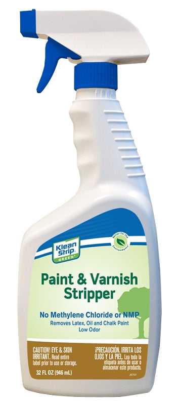 KLEAN STRIP Klean Strip EKGS75016 Paint and Varnish Stripper, Liquid, Mild, White, 32 oz PAINT KLEAN STRIP