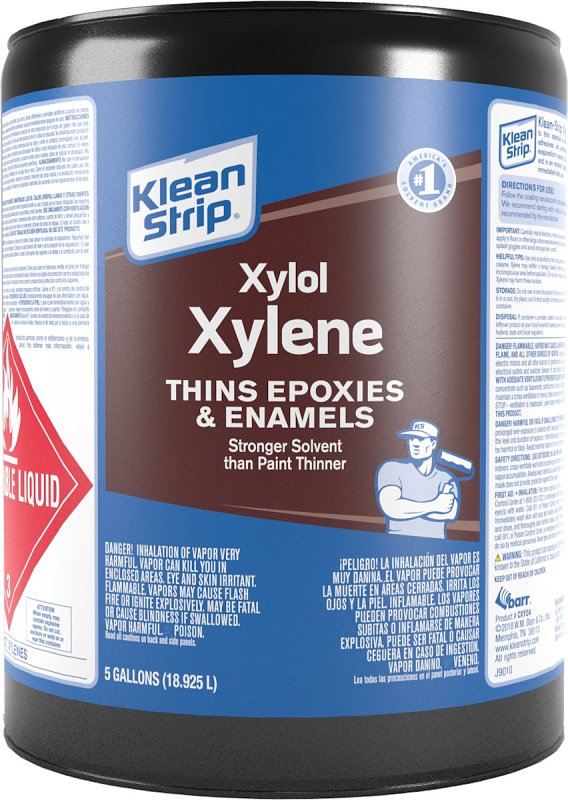 KLEAN STRIP Klean Strip CXY24 Xylol Xylene, Liquid, Sweet, Pungent Aromatic Hydrocarbon, 5 gal PAINT KLEAN STRIP