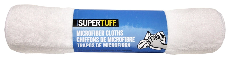 TRIMACO Trimaco SuperTuff 10806/6 Absorbent Towel, 14 in L, 14 in W, Microfiber, White