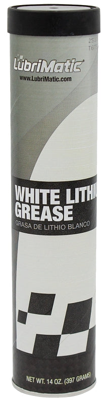 LUBRIMATIC LubriMatic 11354 Lithium Grease, 14 oz Cartridge, White AUTOMOTIVE LUBRIMATIC