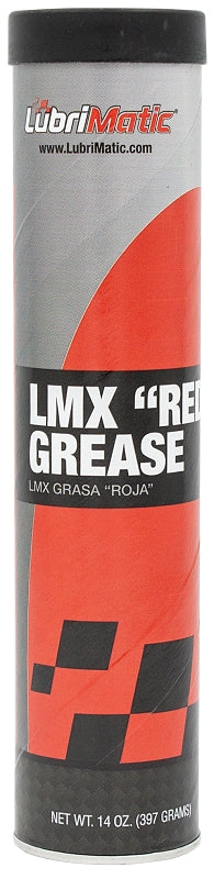 LUBRIMATIC LubriMatic 11390 LMX Heavy-Duty Grease, 14 oz Cartridge, Red